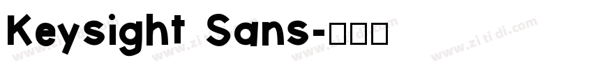 Keysight Sans字体转换